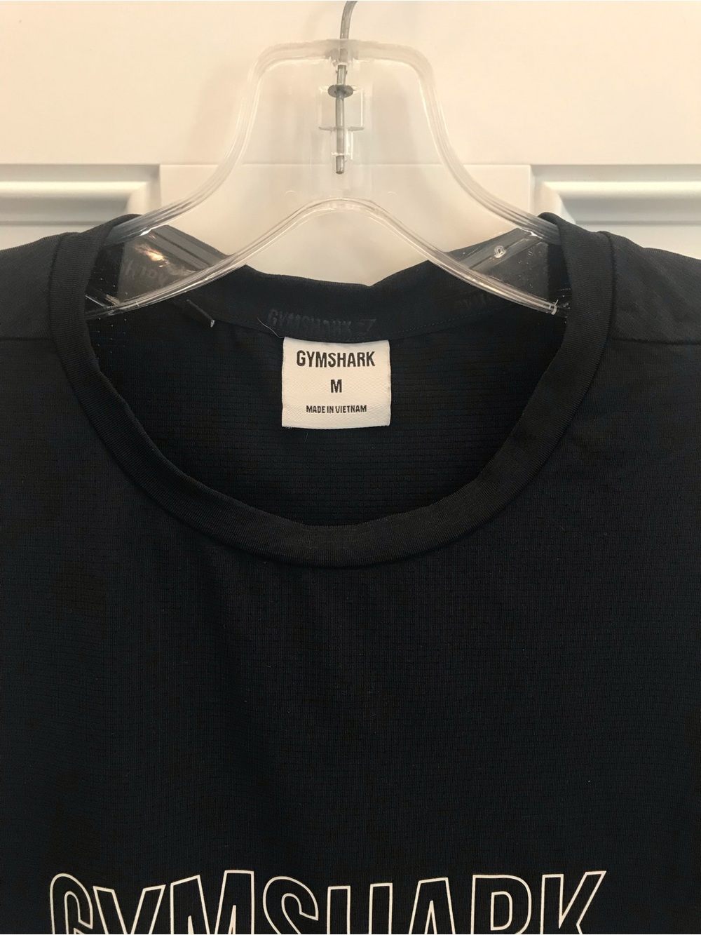 GYMSHARK Text Logo Athletic Tee - Picture 5 of 9